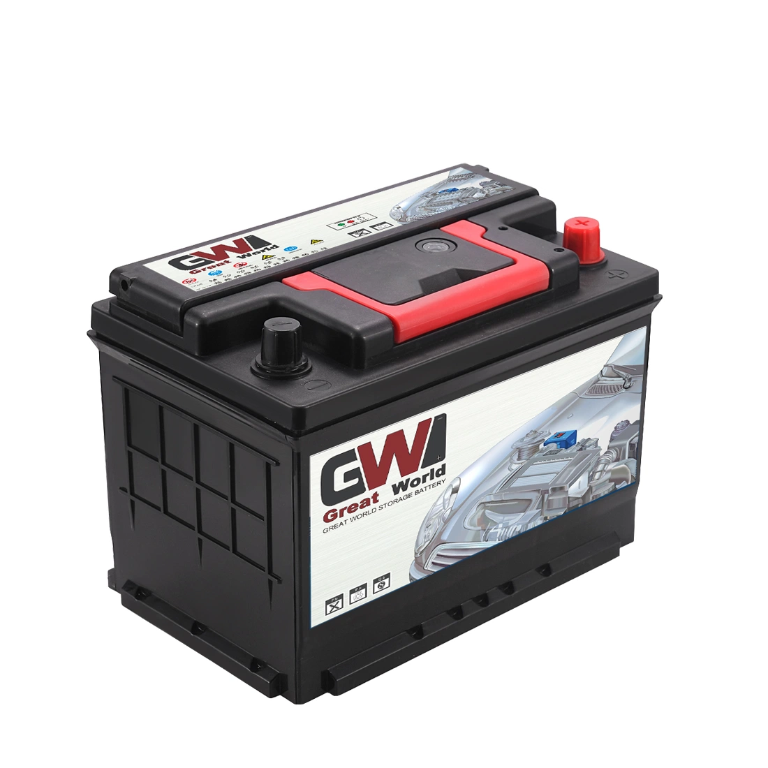 Gw sellada de 12V Batería de auto libre de mantenimiento de la batería de coche