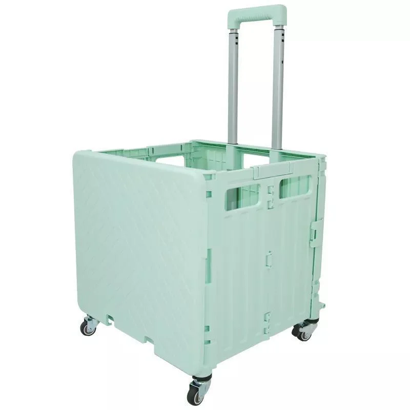 Folding Cart Plastic Cart Smart Box Trolley Home Trolley