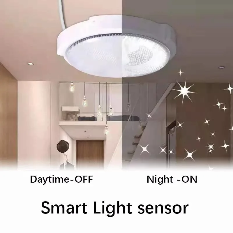 En el interior de la luz de techo solar directa de fábrica con control remoto de la luz solar lámpara de luz solar en el interior de la casa de inicio