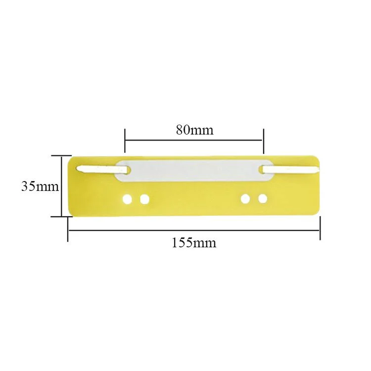 Professional Producing Colorful Plastic Paper File Fastener for Office School Stationery Accessories Suppliers