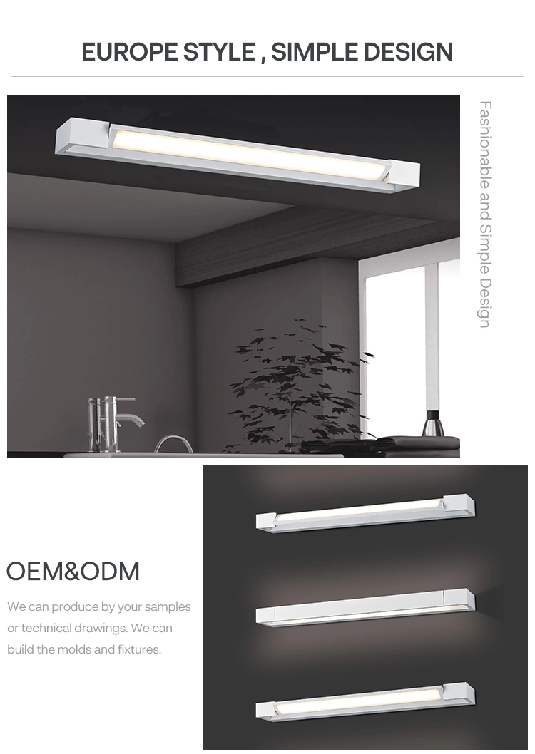 Modern Mounted Bathroom Vnaity Lighting Waterproof LED Mirror Hotel Decoration IP44 Home Indoor Wall Lamp