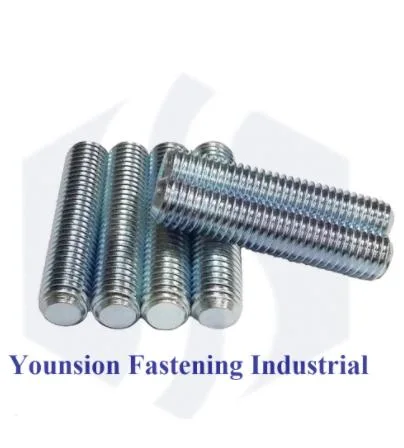 1/4-28 Galvanized Double End Threaded Rod