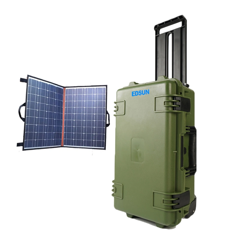 Novo gerador solar da estação de fonte de alimentação portátil de 3000 W de energia