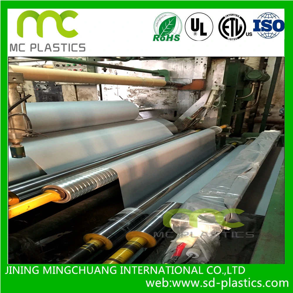 PVC Flexible/Flame-Retardant/Soft/Transparent/Colored Vinyl Film Meet Reach for Packaging, Tape, Construction and Flooring