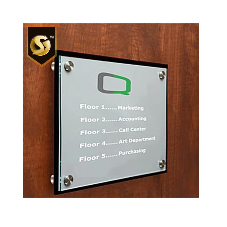 Aluminum Office Sign Wall Plaque Door Sign Plate Wall Board