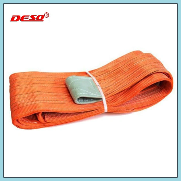 Heavy Duty Polyester Flat Webbing Sling / Lifting Belt