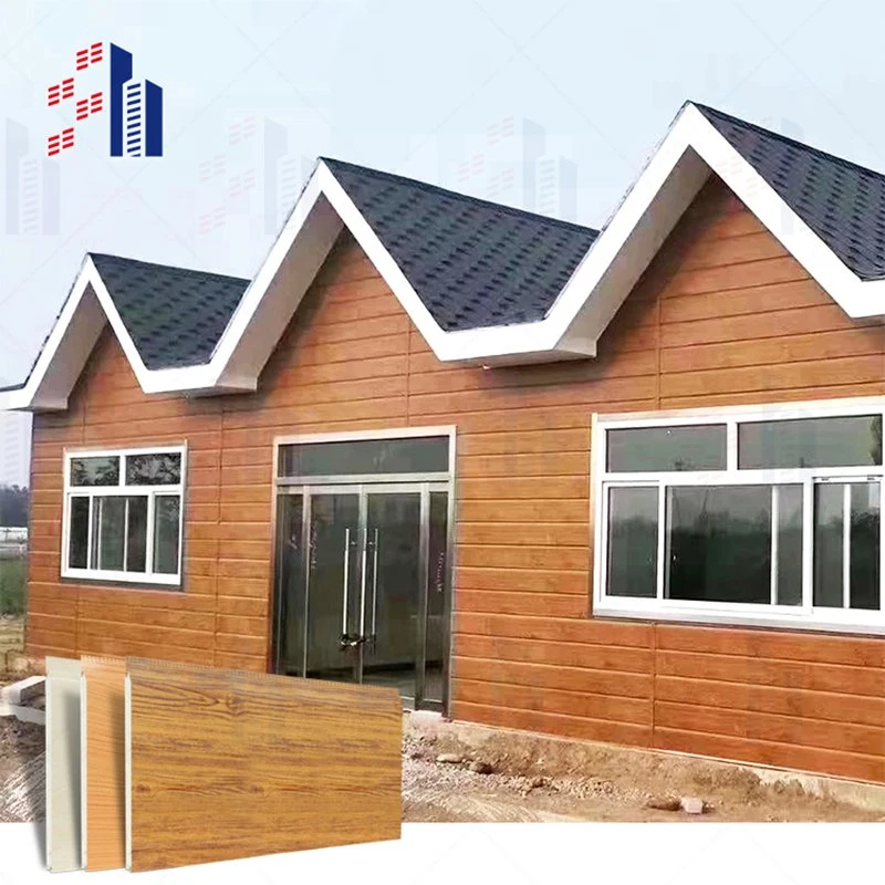 Heat Insulation Metal Siding PU Polyurethane Exterior Wall Decoration Sandwich Panels