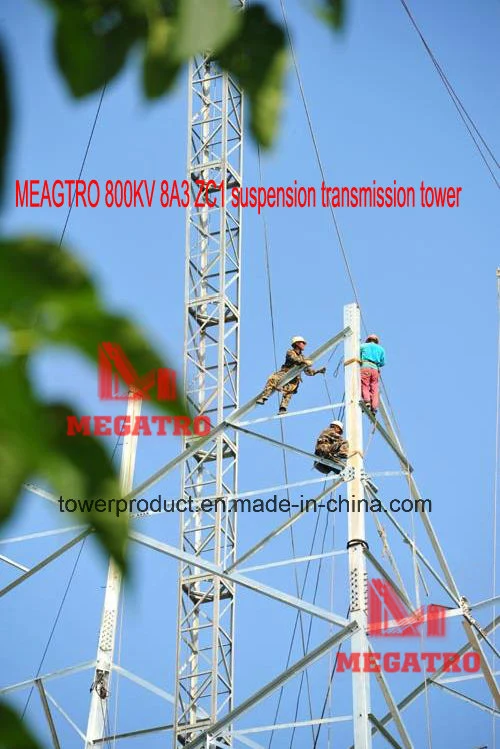 Meagtro 800kv 8A3 Zc1 Suspension Transmission Tower