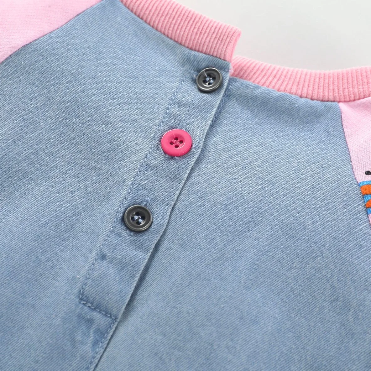 2022 vêtements en gros ajourés pour enfants Boutique mode denim robe coton