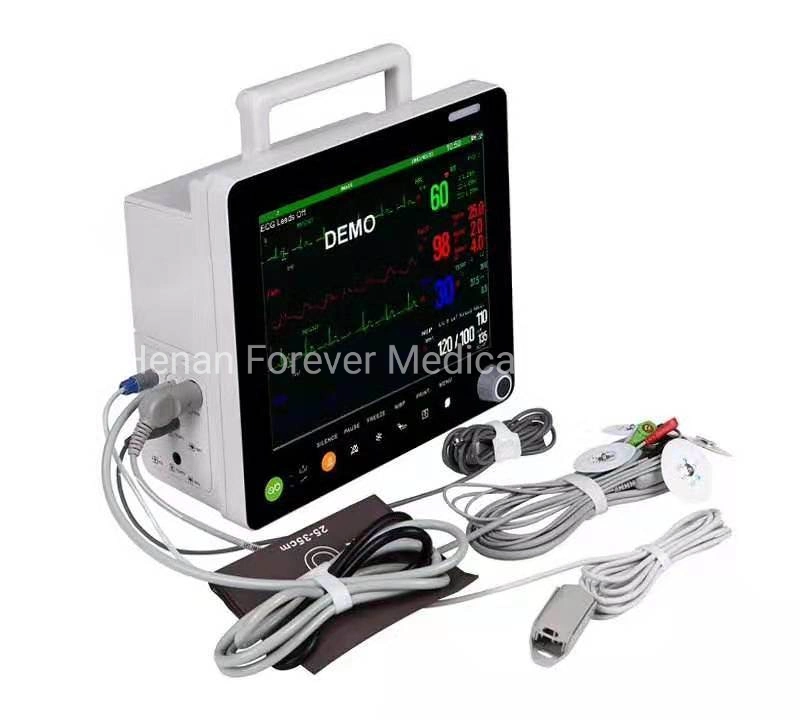 Multi-Parameter Patient Monitor CE Aooroved High End Hospital Machine