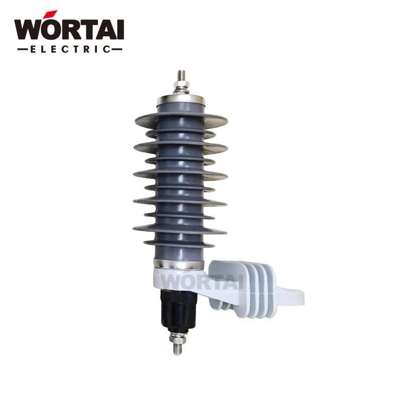 Wortai 12kv 10ka Zinc Oxide Polymer Housed Distribution Lightning Arrester