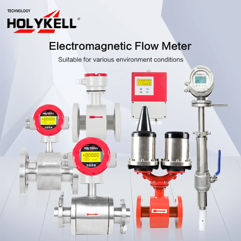 Low Cost Electromagnetic Flowmeter, 4-20mA Output Digital Magnetic Water Flow Meter Price