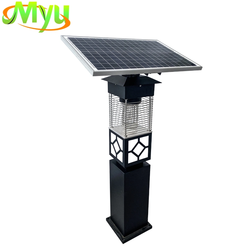 Upgrade Lithium Batteries Solar Panel Charging Waterproof Outdoor Use Mosquito Killer Lamp