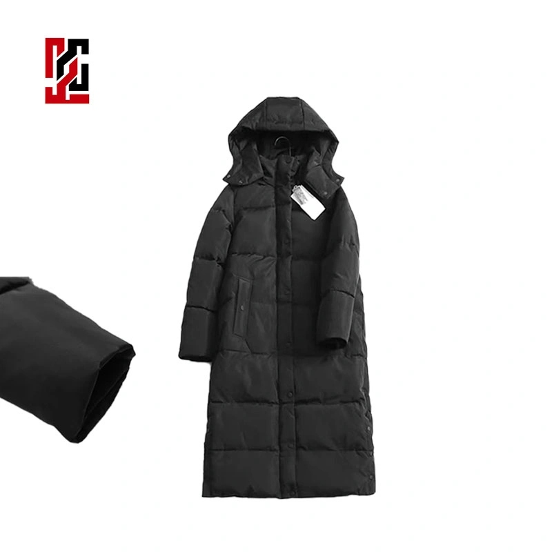 Clothes High quality/High cost performance  Hooded Long Outwear Duck Down Jackets for Women