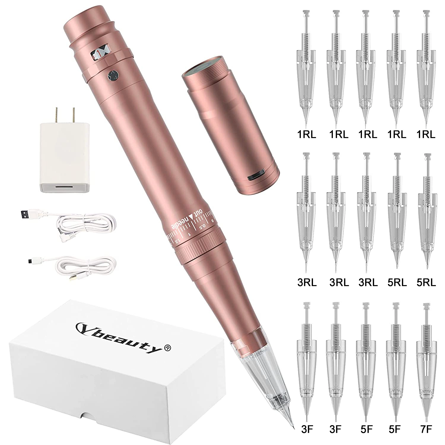 Rechargeable Wireless Permanent Makeup Machine Rotary Tattoo Pen Kit