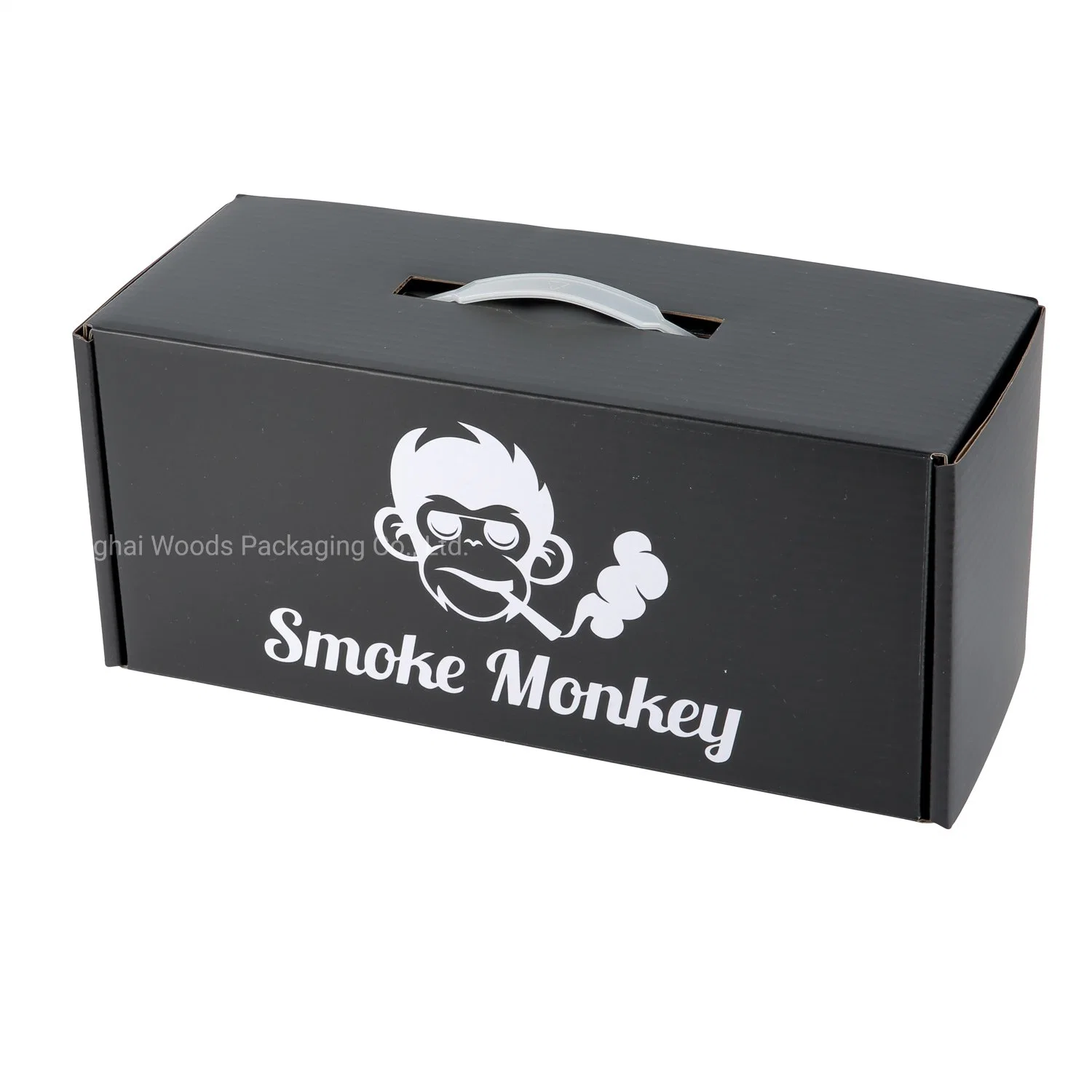 Small Size Custom Printing Smoke Package Custom Printed Boxes with Plastic Handle