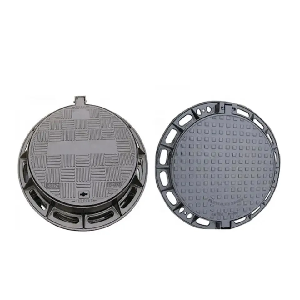 Grey and Black Color Ductile Cast Iron Square and Round Manhole Covers