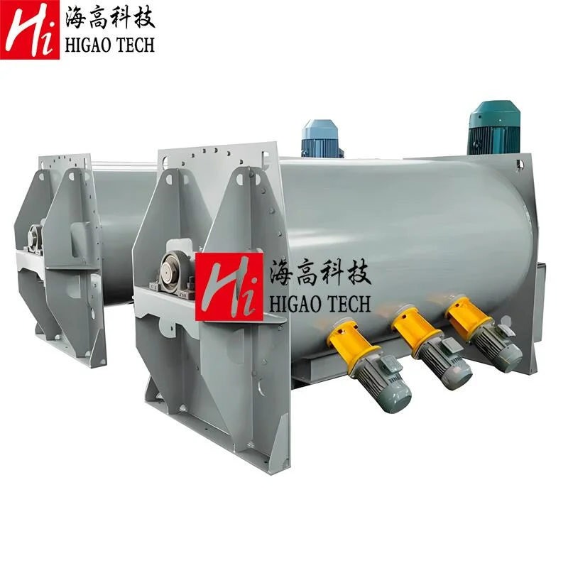 Horizontal Plough Share Mixer Plow Blender with Chopper Fire Fighting Dry Powder Mixing Machine