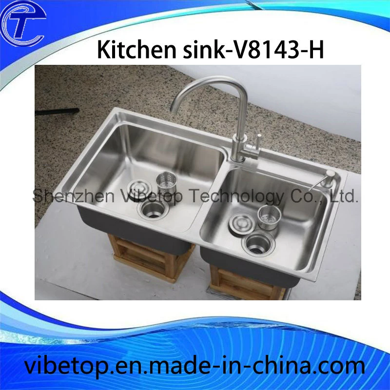 Customized Handmade Stainless Steel Kitchen Wash Sink