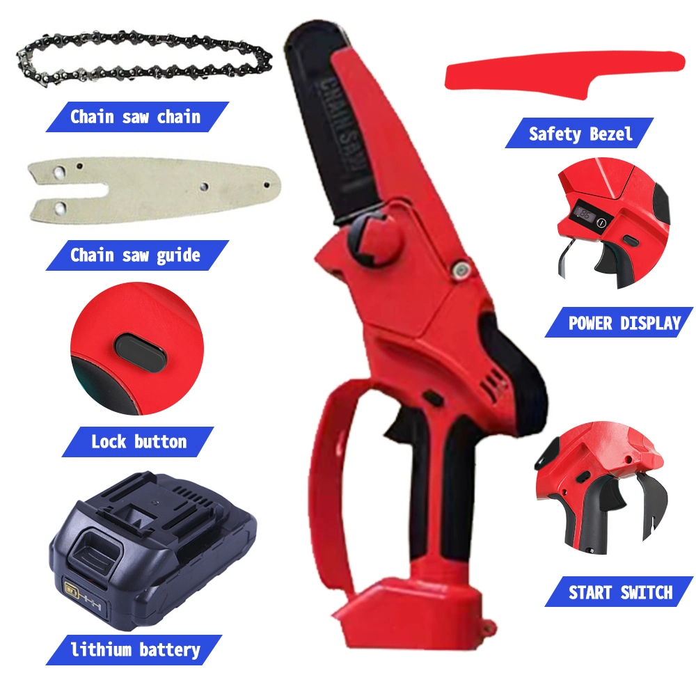 Garden and Horticultural Tools with 6" Chain and Guide, Electrical Chainsaw Factory Directly