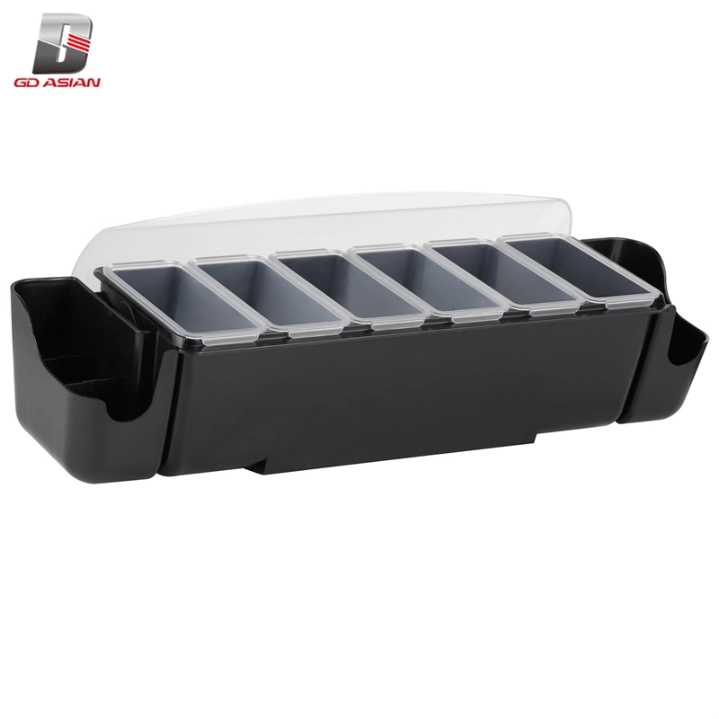 a-41 Condiment Holder Bar Center with 6 Compartment