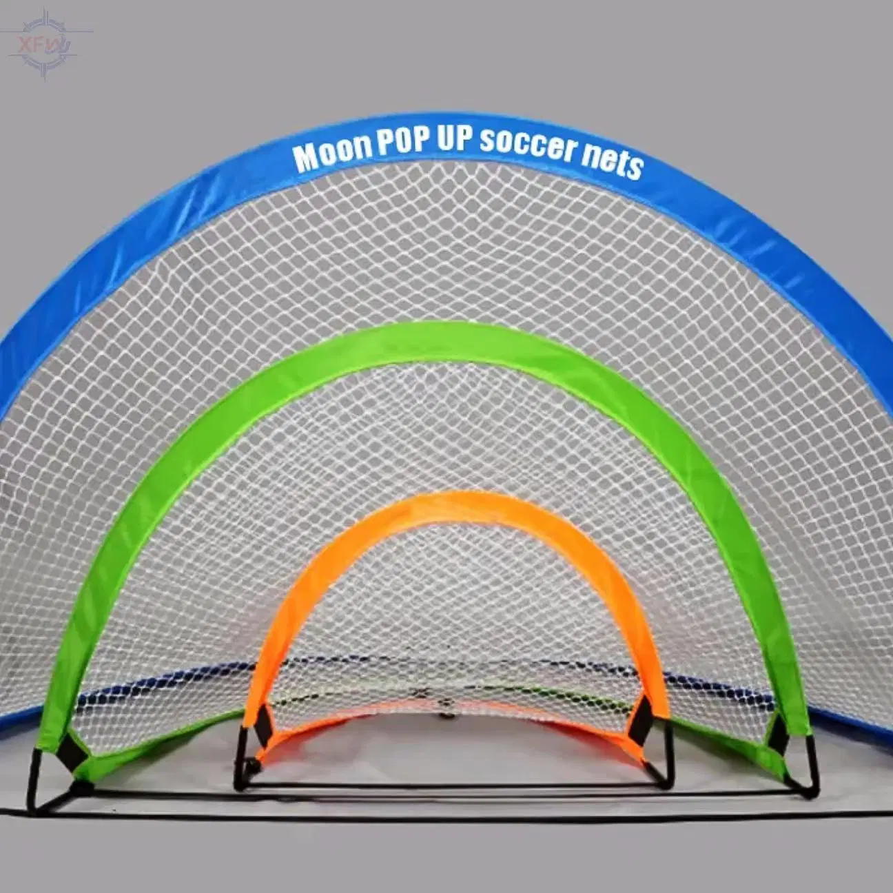 Portable Sporting Goods Assembly Easily Polyester Nets Football Soccer Goal Equipment