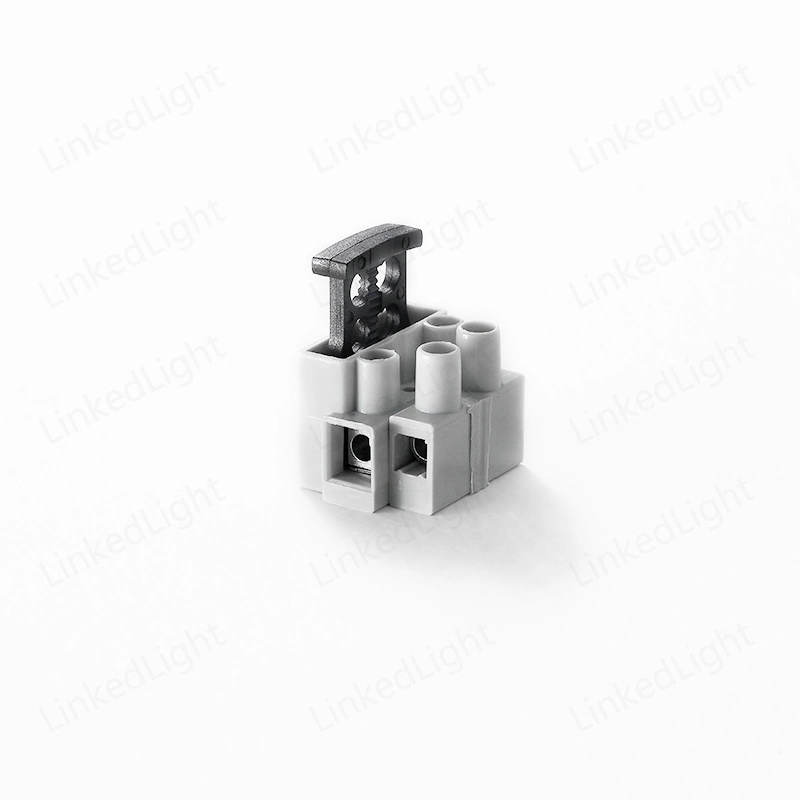 Bloque terminal protegido por fusible de conector de tornillo de 2 polos de iluminación de Originales de fábrica Con protector