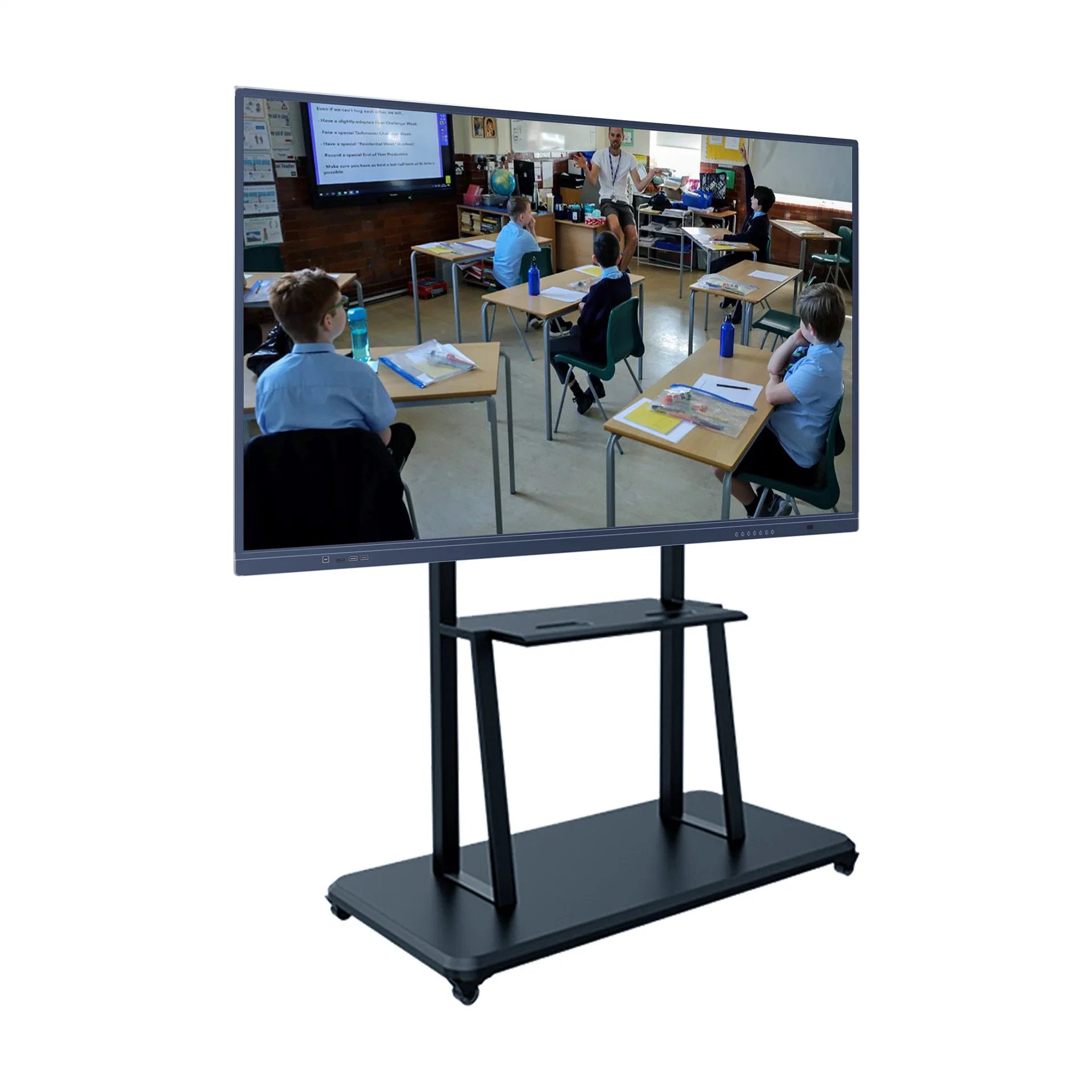 HD 4K Finger Touch Interactive Whiteboard Reunión Panel interactiva Enseñanza Smart Board