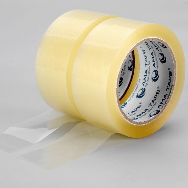 BOPP OPP Klebstoff transparent Gummi klar Cello cellotape Großhandel/Lieferantspreis Verpackung HS Code für gummiertes gelbes 48mm Packband