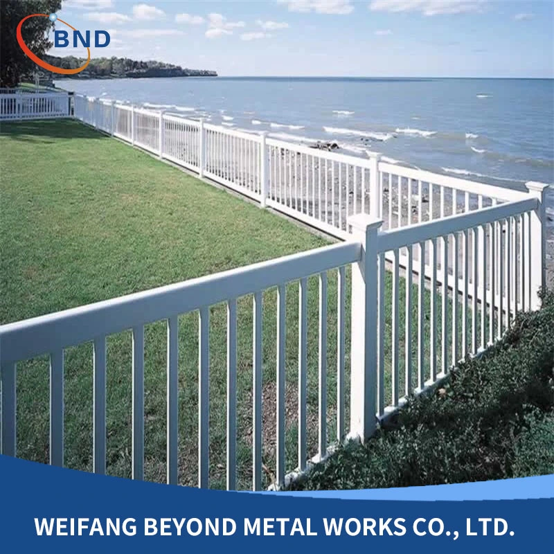 Powder Coated Aluminum Flat Top Pool Fence Panels with Low Price Security Fence