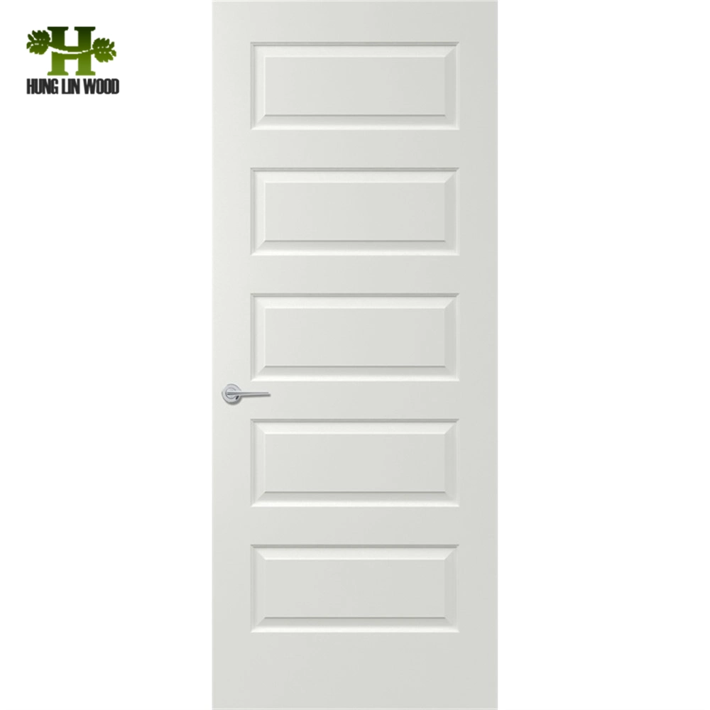 Modern Smooth White Primer Door Skin Moulded HDF