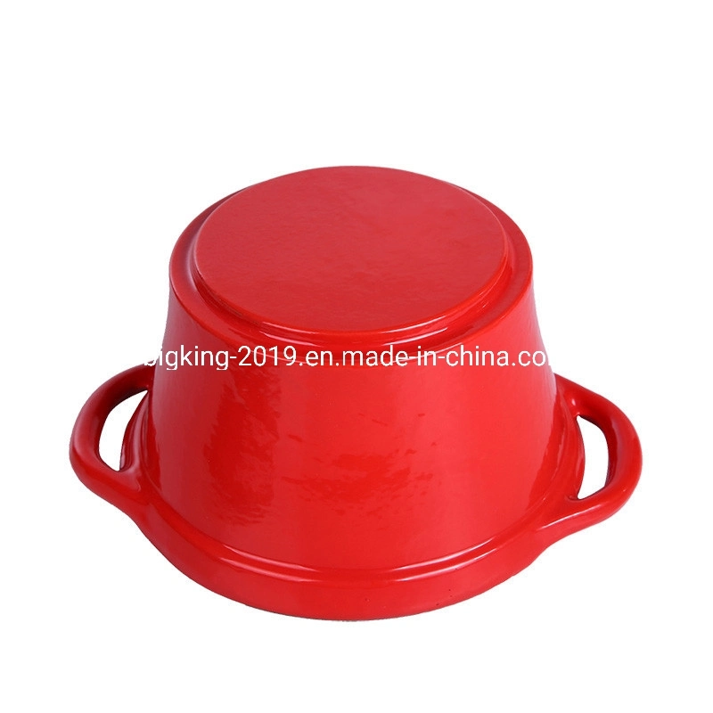 New Design Enameled Cast Iron Round Deep Cook Pot for Kitchen Use