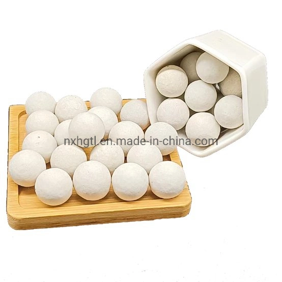 Nanxiang Inert Alumina Ceramic Ball Alumina Content 23% Inert Ceramic Ball