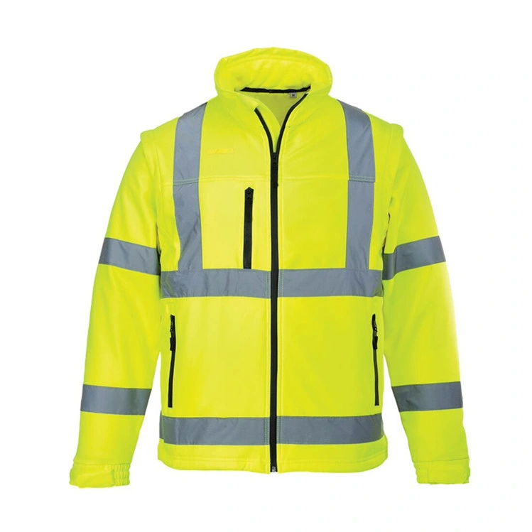 Waterproof Windproof Reflective Safety Workwear Fluorescent Jacket