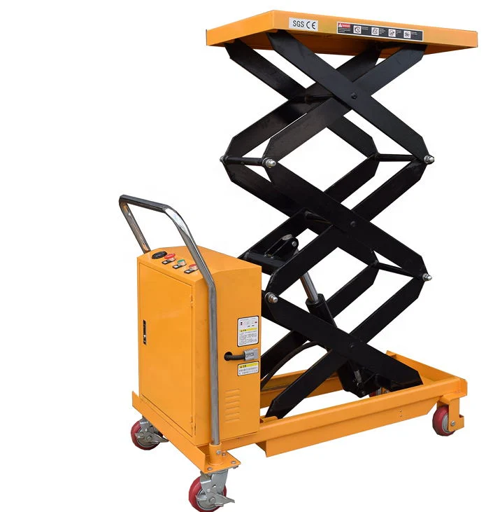 500kg Electric Lift Table Hydraulic Table Scissor Lift Table Portable