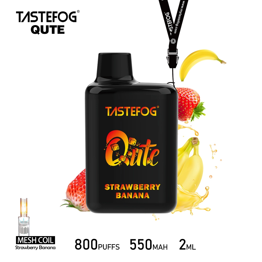 Venta caliente Tastefog Qute 800 Puffs Vape desechable Mini Vape Pen Tpd/Ukca/CE Certificación