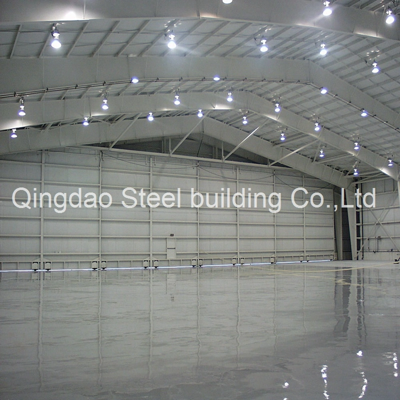 Low Cost Long-Span Prefabricated Steel Frame Doom Warehouse Prefab Steel Structure Building Beam Shed Steel Hangar