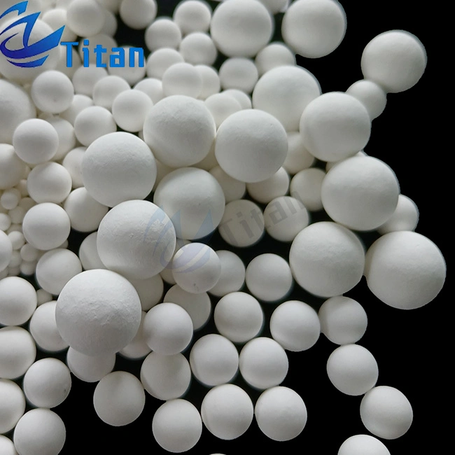 Aluminiumoxid Keramik Ball White Keramik Industrial Tower Verpackung Ball Inert Keramik Aluminiumoxid Unterstützung Media Balls Inert Keramik Ball für chemische Füllung