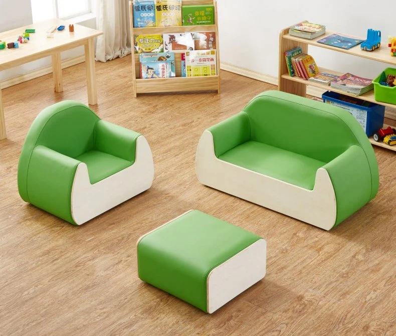 a Set of Sofas, Two Seat Kids Sofa, Comfortable Kindergarten and Preschool Sofa, Modern Home Sofa, Living Room Sofa, Elementary School Sofa