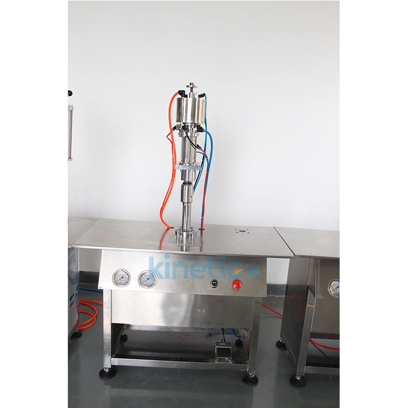 Semi-Automatic Aerosol Filling Machine Air Conditioning Gas Filling Machine