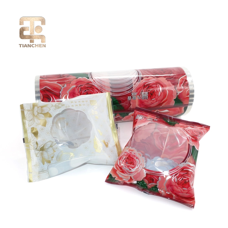 Custom Printed Plastic Food Wrap Laminating Packaging Roll Film