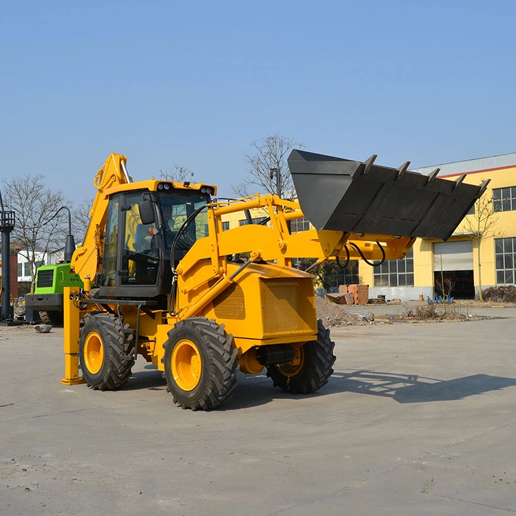 China Farm Small Backhoe Wheel Loader with Price