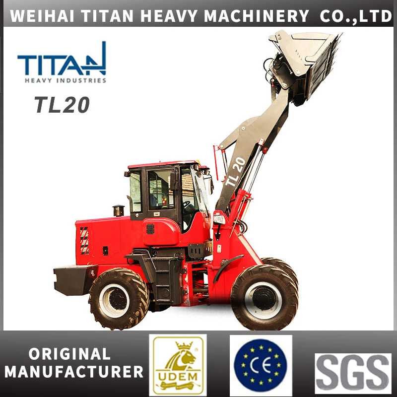 Titan New Low Price Payloader Garden Mini Front End Loader with Hydraulic Cylinder