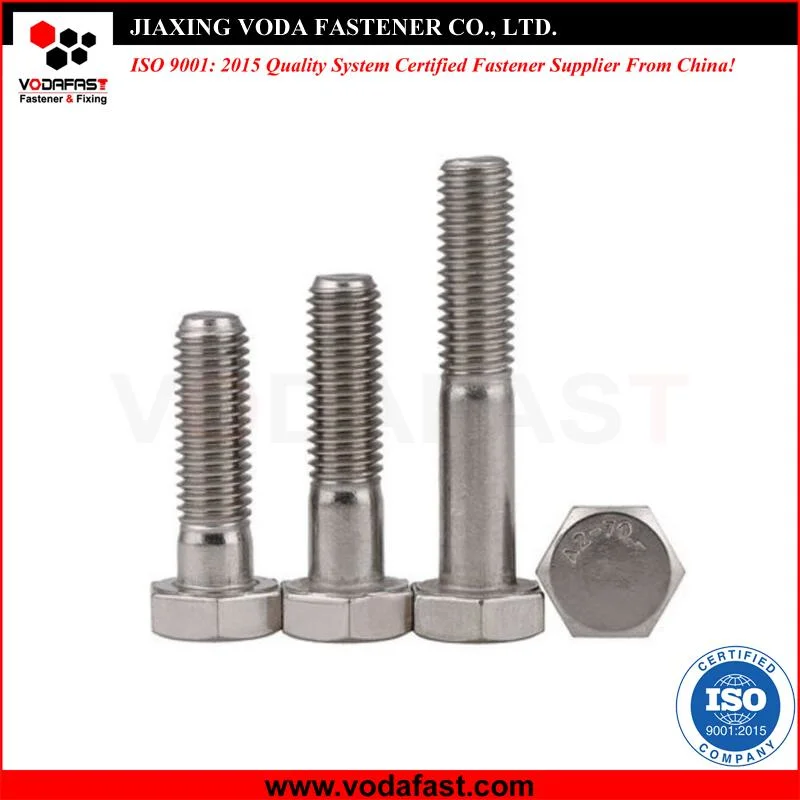 Vodafast Ss Stainless Steel 304 316 DIN931 Hex Head Bolt Half Thread