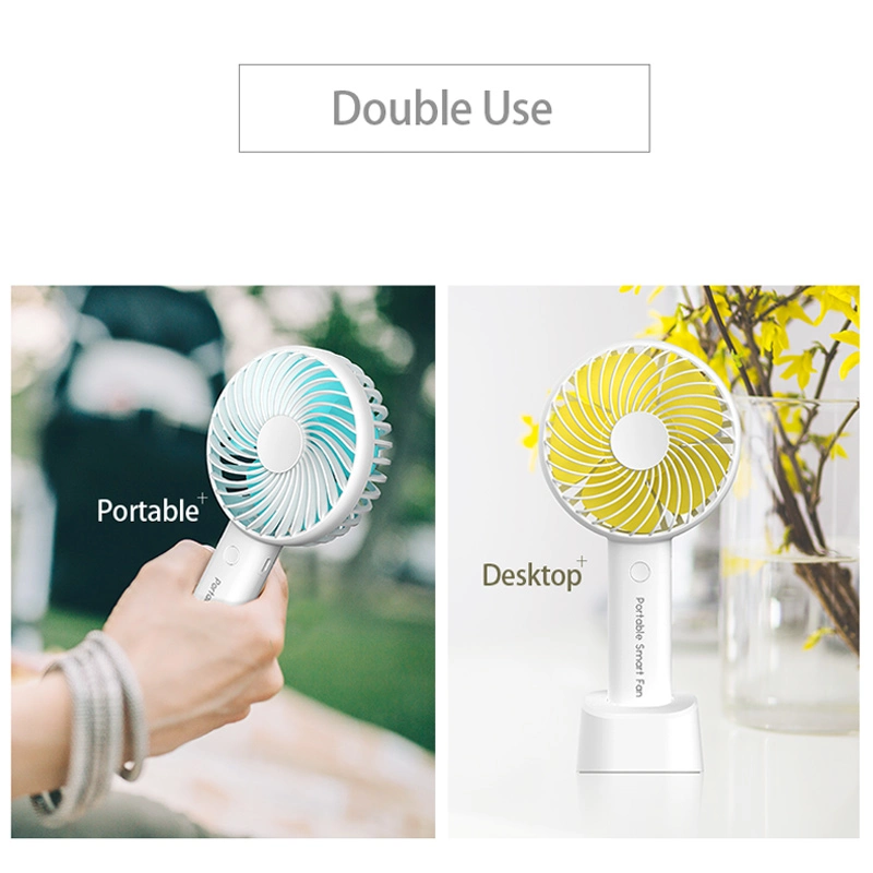 Mini Cute Portable Rechargeable Hand Held Customized Plastic Pocket Table Fan