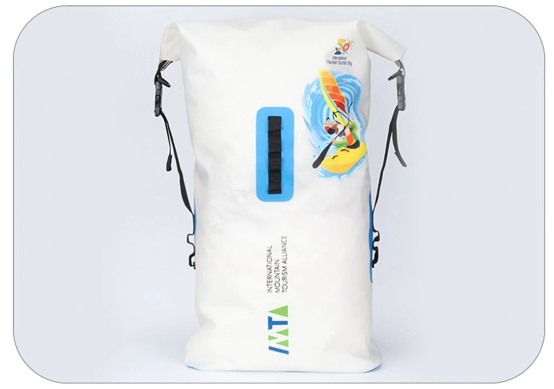 حقيبة خارجية مقاومة للماء أثناء السفر حقيبة ظهر مصممة على طراز PVC من التربولين حقيبة ظهر