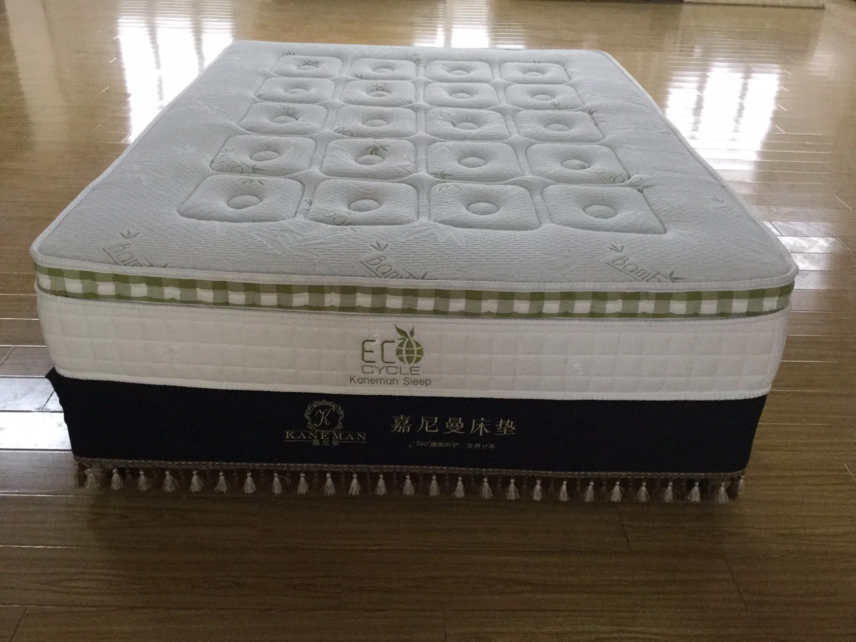 Healthy Care 12inch Luxury Memory Foam Bamboo Pocket Spring Mattress for 5 Star Hotel