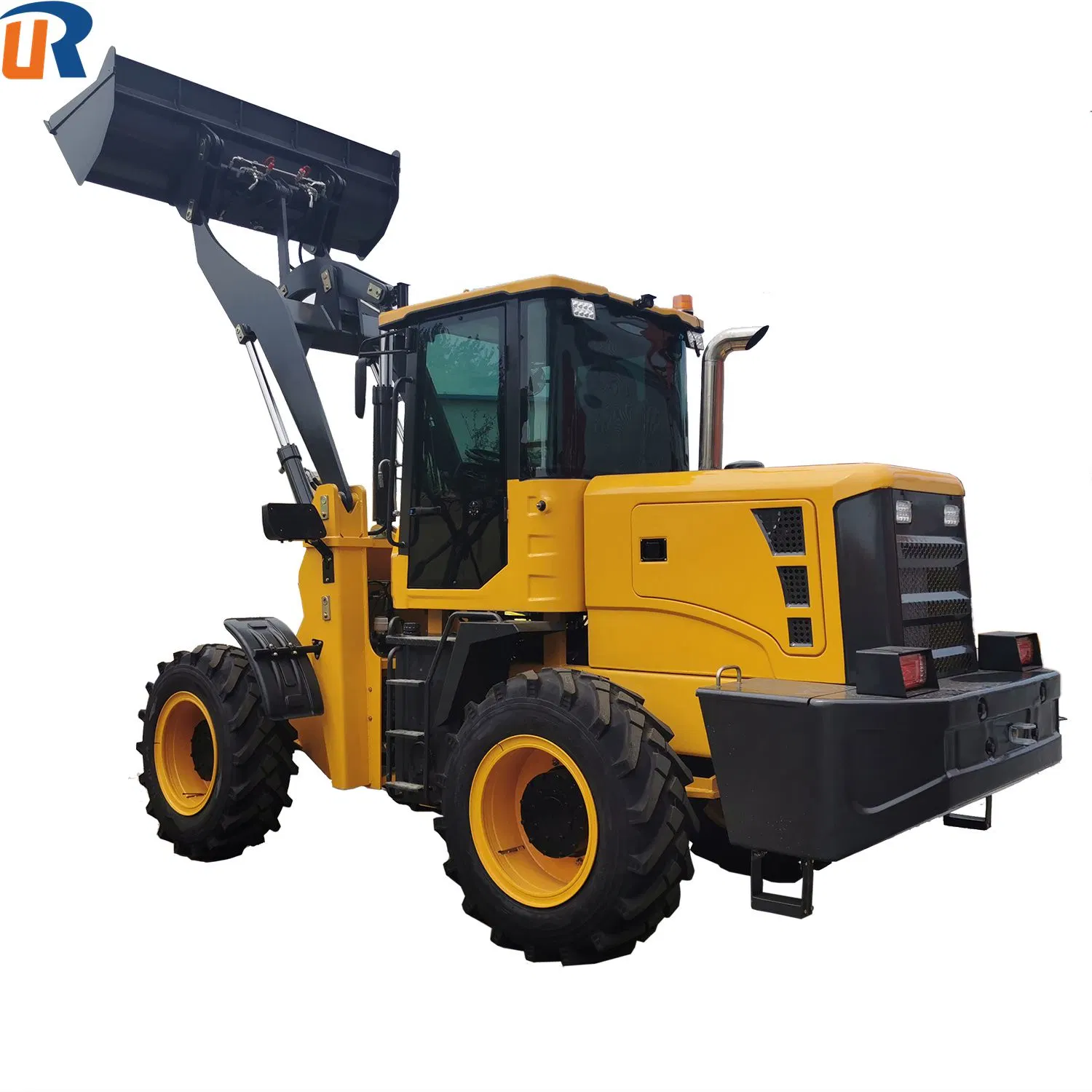 Competitive 2 Ton Mini Front Hydraulic Wheel Loader with Attachment