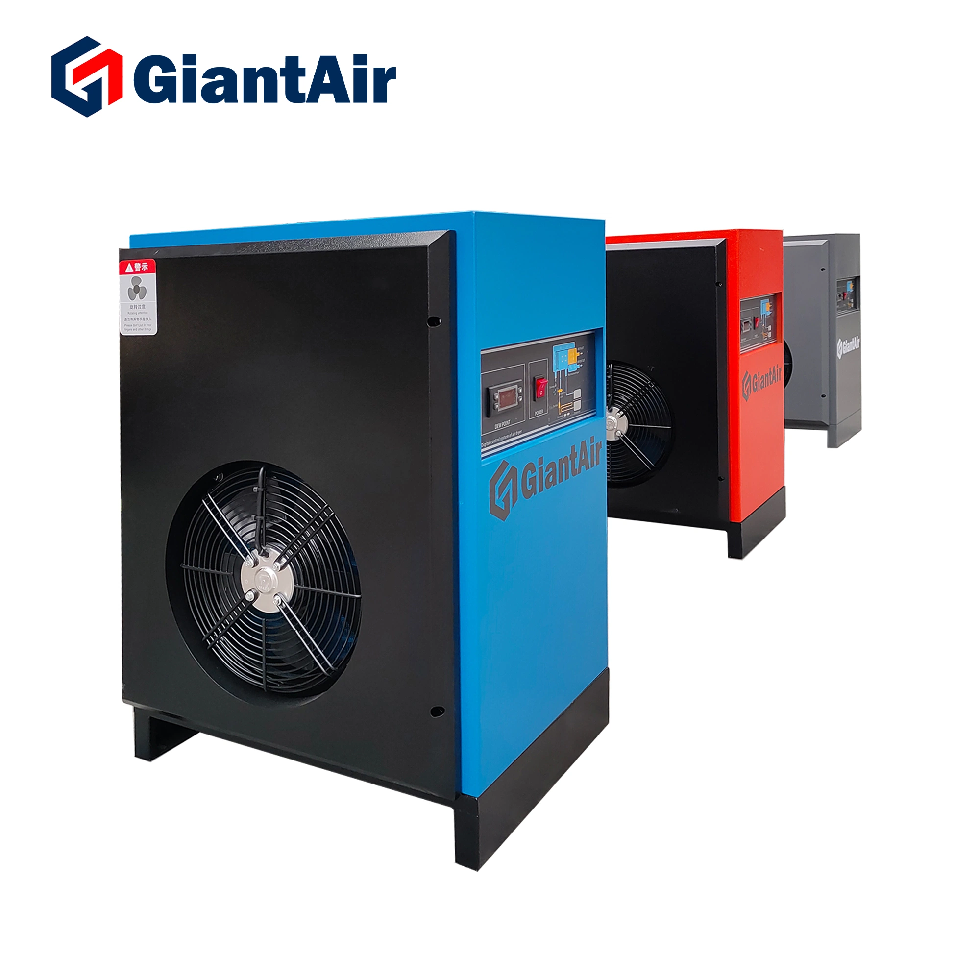 Giantair CE de equipos de refrigeración del compresor Industrial Secador de aire comprimido refrigerado con pantalla digital inteligente