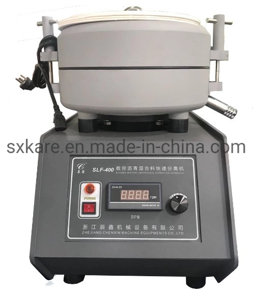 Bituminous Mixtures Centrifugal Extractor Test Equipment with Rmp Meter (SLF-400)